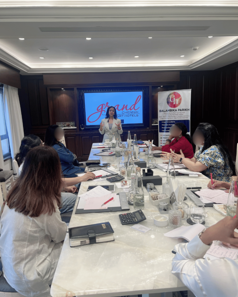 Balambika Parikh Image Consultant at workshop